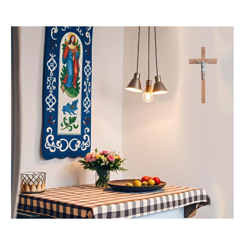 Kaltner Präsente Gift idea: 25 cm wall cross crucifix made