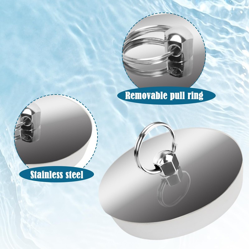 Bathtub Plug, Plug Bathtub Sink Plug, 42-46 mm Drain Plug