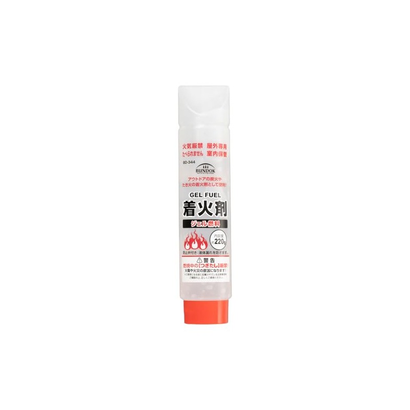 BUNDOK BD-344 Gel Fuel 7.8 oz (220 g) Fire Starter,