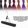Sonew Colgador portátil para guardar cabello postizo en percha