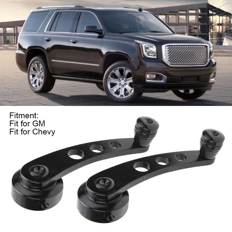 3in Black CNC Aluminum Alloy Window Winder Crank Handle Kit