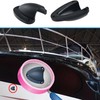 4 Pcs Marine Wire Cable Vent Cover,Nylon Clamshell Hose Vent