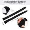 Leatherific | Leather weight Lifting Wrist Straps | Set of