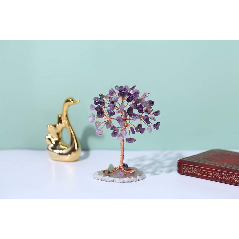 CrystalTears Feng Shui Decorative Tree of Life Handmade Wire Wrap