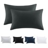Tifschlaf Pillowcases 2 Pack Brushed Microfiber Pillow Covers Set of