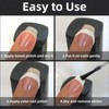 Uñas de Punta Francesa Autoadhesivas Manicura Francesa Pegatinas de Arte