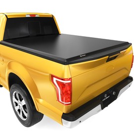 YITAMOTOR Soft Tri-fold Truck Bed Tonneau Cover Fits for Ford F-150 2015-2025 with 5.5 ft Bed