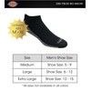 Dickies Men's Dri-Tech Moisture Control 6 Pairs Low Cut Socks,