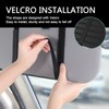 MLY Car Sun Visor Organizer, Leather Sunglasses Note Pen Card
