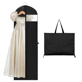 Long Garment Bags,Waterproof Dress Bags Covers Long,Long Dress Bags Covers,Clothes Covers Protector Bags,Suit Covers for Hanging Clothes,Suit Bags,Clothes Covers with Zip for Storage and Travel