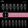 NMKL38 150PCS Dual Nail Forms 15 Sizes Extension Poly Nail