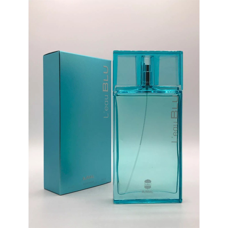 Ajmal L eau Blu Men Parfum Spray 3.0 oz New
