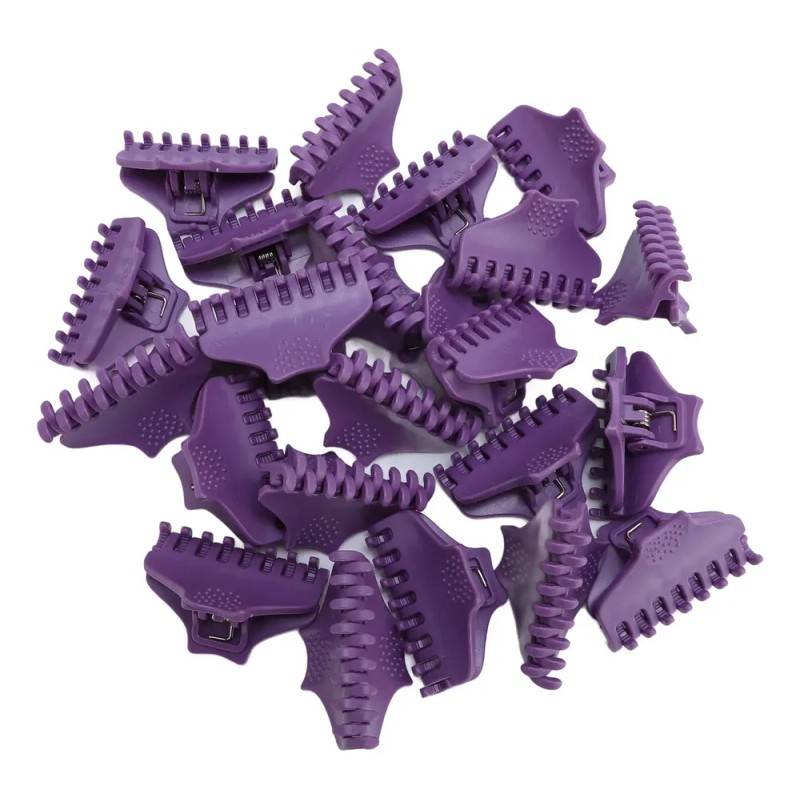 Set De 25 Pinzas Para Cabello Rosa, Clips Para Rizar