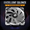 AsiaHorse 140mm Argb PWM Fan, Computer Case Fan with Advanced