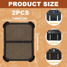 Baieye Pack of 2 Splash Guards, for Ninja AF400EU & AF451EU, Hot Air Fryer Accessories (Improved Version)