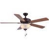 Wind River WR1423OB, Dalton Oiled Bronze 52" Ceiling Fan with Light