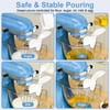 Flour Funnel for KitchenAid Stand Mixers, Clip-On Food-Grade Silicone Pouring