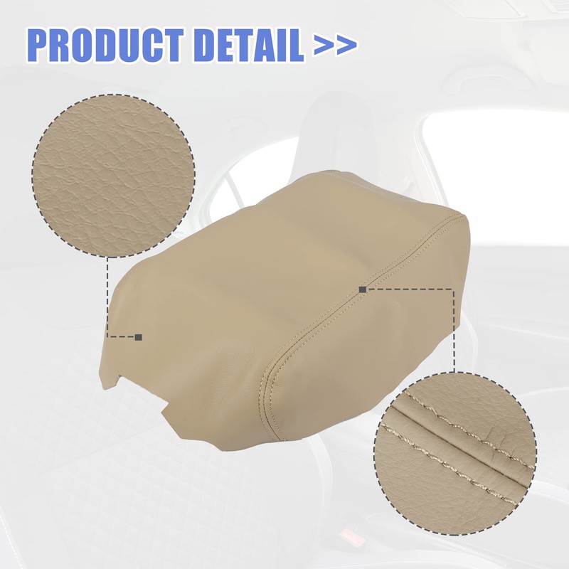 X AUTOHAUX Car Center Console Lid Armrest Seat Box Cover