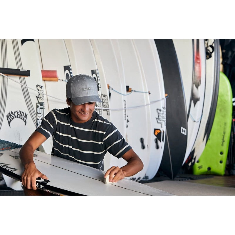 Hurley Men's M H2O Dri Round Hat, Black, Small-Medium