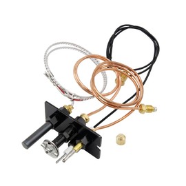 Powswopx Propane and Natural Gas Pilot Assembly 10002264, SRV10002264 NG 3 Way Pilot Replacement Parts for Majestic, Monessen, Temco, Vermont Castings Dutchwest Fireplace and Gas Stoves