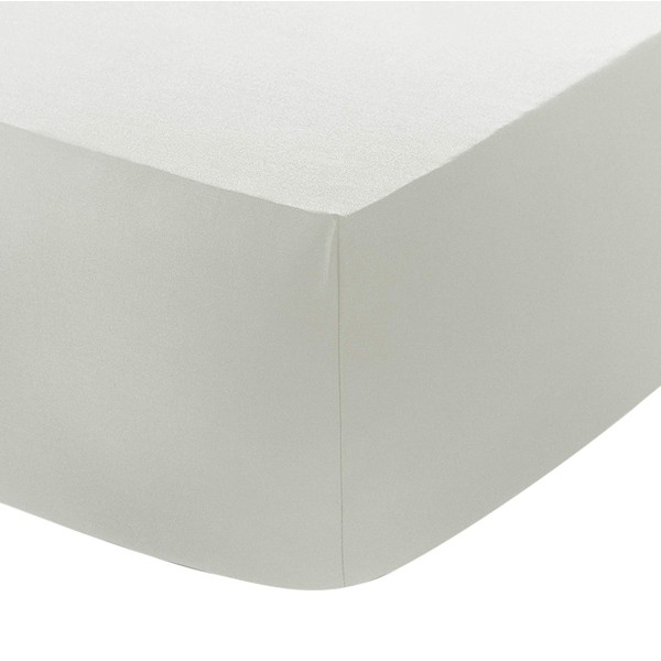 LinenZone Egyptian Cotton 200 Thread 30CM/12 Deep Fitted Bed Sheet,