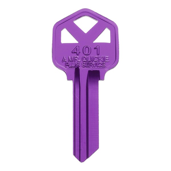sourcing map Key Blanks KW1 Aluminum Key Blanks Lightweight Uncut