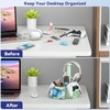 KDD Dual Controller Holder with Headphone Stand - Multi-Functional Desk