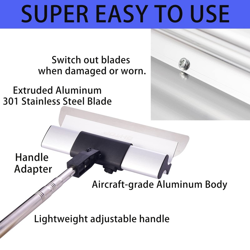 BHTOP Drywall Tools 8", 12", 16" & 32 Skimming Blade