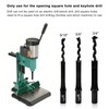 SaferCCTV Square Hole Drill Bit Set for Wood, Bearing Steel