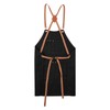 Two-tone work apron - heavyweight cotton canvas with multiple pockets