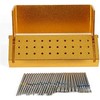 High Speed Diamond Bur Set with Aluminium Alloy Shelf by