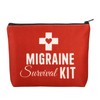 BWWKTOP Migraine Survival Kit Migraine Warriors Gifts Migraine Awareness Bags