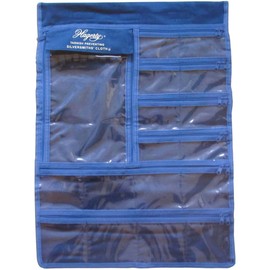 Hagerty Hanging Jewelry Keeper Made with Hagerty's Silver Cloth to Prevent Tarnish