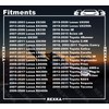 Rexka 10pcs Fuel Door & General Purpose Specialty Rivet Compatible
