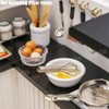 Odoria 1/12 Miniature Whisk and Mixing Bowl Dollhouse Decoration Accessories