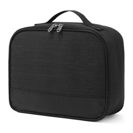 ZM-YOUTOO Lonchera para hombre, reutilizable, para hombres y adultos, para mujeres, con aislamiento, pequeña lonchera, negra (trapecio))