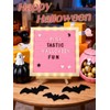Changeable Felt Letter Board with LED Lights - 10×10" Message