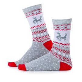 Tipsy Elves Men's Humping Reindeer Socks - Festive Christmas Socks