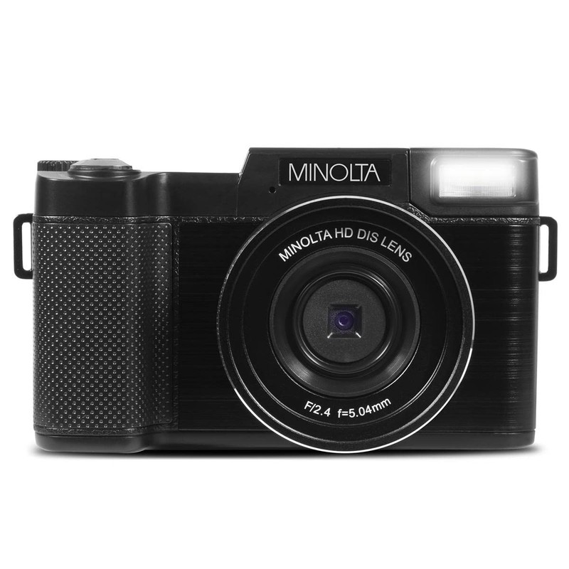 Minolta 30MP Digital Camera – 2.7K Ultra HD Video, 3-inch