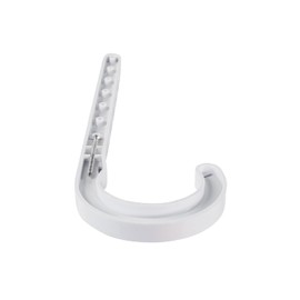 Highcraft JHK012-50 PEX Support J-Hook with Nail 1/2 in. Polyethylene (50 Pack), Black