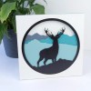 Rosa Talent Deer in the Mountains - 3D Painting Set.