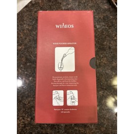 Wineos Wine Aerator Pourer Spout - Includes Wine Decanter With Aerator And Stand W/B