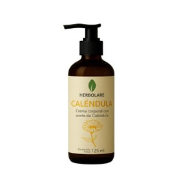 Herbolare - Crema Corporal Natural con Caléndula 125 ml | Hidratación Profunda y Reparación para Piel Sensible, Agrietada o Irritada | Ideal para Bebés, Niños y Adultos | Fórmula Suave Sin Parabenos