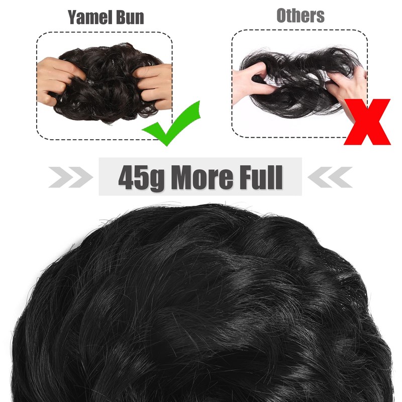Yamel Messy Bun Hair Pieces for Women Hair Bun Extension