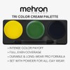 Mehron Paleta de maquillaje tricolor para Halloween (Ghoul/Bruja)
