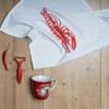17;30 HOME Tea Towel 100% Cotton Vintage Lobster Eco Friendly