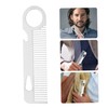 Mikinona 1pc Portable Stainless Steel Beard Comb for Men Multifunctional