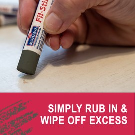 MOHAWK Finishing Products Fill Stick (Fil-Stik) Putty Stick for Wood Repair (SM Slate)- Rub On Semi-Soft Wax Filler Stick