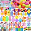 300pcs Bulk Prefilled Easter Eggs with Toys, Filled Easter Eggs