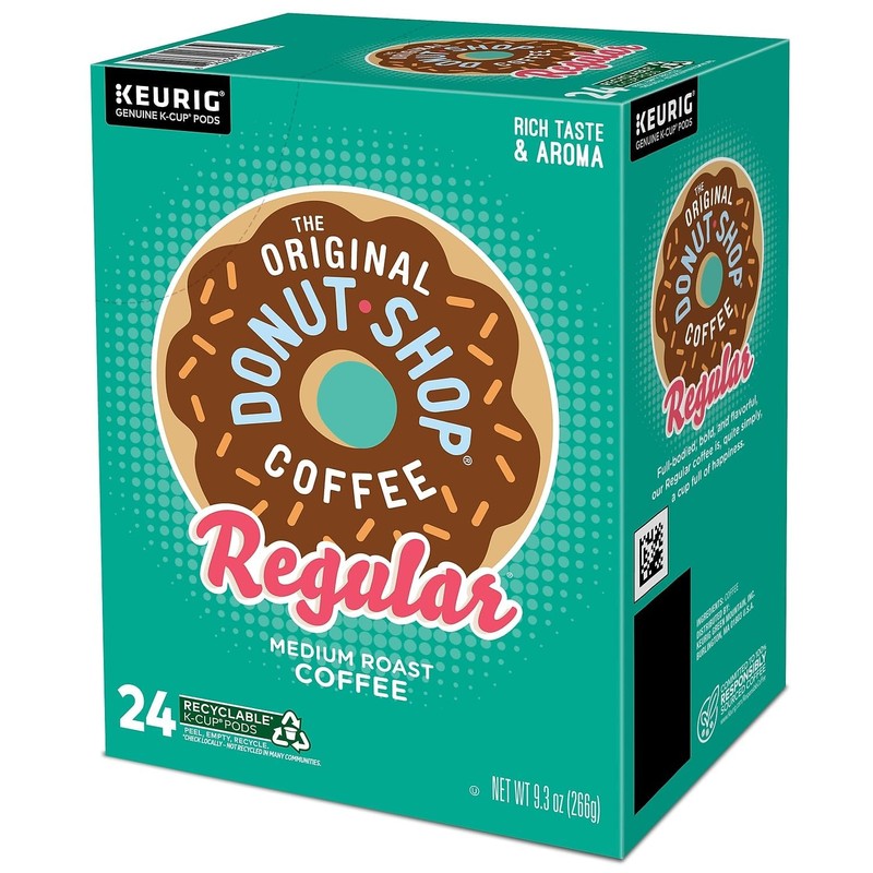 The Original Donut Shop Regular Keurig Single-Serve K-Cup Pods, Medium